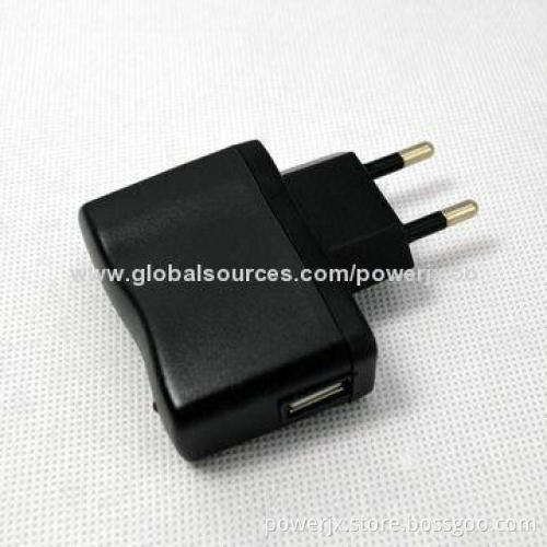 Professional manufacturer American and European 2P Plug Wall Adapter 5V 1A